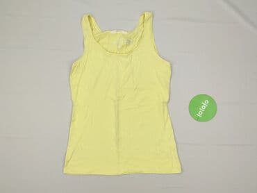 bluzka żółta w czarne paski: H&M, Top damski, rozmiar M — 2