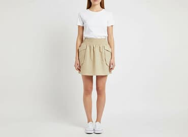 spódnice długie beżowa: H&M, Spódnica damska, rozmiar S — 6