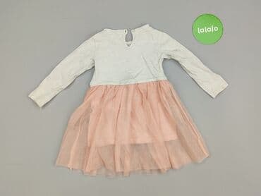 sukienka w geometryczne wzory h: Dress, Pepco, 9-12 months, condition - Good — 3