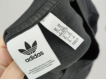 czerwona bluza pull: Adidas, Koszulka dla mężczyzn, rozmiar XL — 4