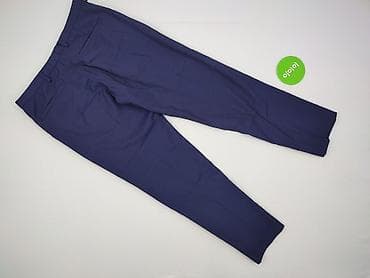 classics77 trousers: Męskie spodnie garniturowe – granatowe - Krój: klasyczny, z kantem - — 3