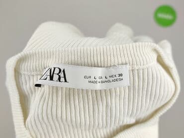 zara sweter z bufiastymi rękawami: Zara, Sweter damski, rozmiar L — 5