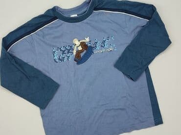 piżama z koszulą i spodniami: Blouse, 5-6 years, 110-116 cm, condition - Good — 1