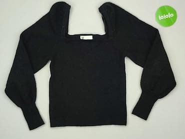 czarny sweter hm: H&M, Sweter damski, rozmiar S — 2