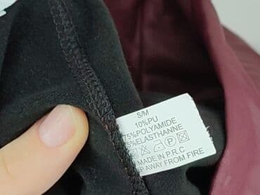 legginsy woskowane: Yu & Me, Legginsy Ze skóry ekologicznej damskie, rozmiar S — 5