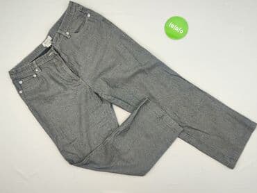 baggy grey jeans: Spodnie materiałowe damskie, rozmiar XL — 2