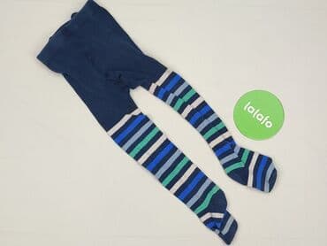 rajstopy czarne z wzorami: Tights, H&M, 3-4 years, condition - Very good — 2