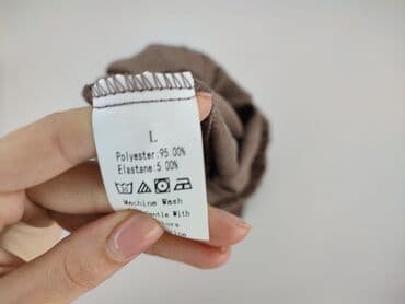 lidl szerokie spodnie: Spodnie materiałowe damskie, rozmiar L — 4