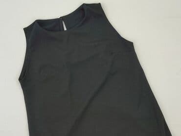 czarna sukienka z przezroczystymi rękawami: Women`s dress, size S — 2