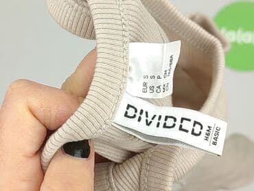 bluzki basic prążek: H&M Divided, Top damski, S — 4