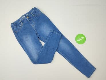 spodnie do szko: Spodnie jeansowe, 12 lat, 146/152, stan - Bardzo dobry — 2