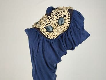 top z piórami czarny: Bluzka damska, rozmiar S — 5