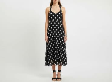 czerwone sukienki w groszki: Sukienka damska, rozmiar S — 6