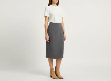 plisowane spódnice szara: Spódnica damska, rozmiar S — 5