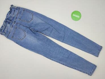 legginsy z wysokim stanem modelujące: Jeansy damskie, S — 3