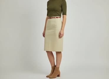 spódnice długie beżowa: Spódnica damska, rozmiar M — 6