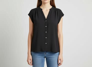 hm bluzki z krótkim rękawem: H&M, Bluzka damska, rozmiar S — 6