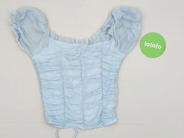 koszulka z dekoltem w serce: Bluzka damska, S — 3