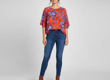 bluzka w kwiaty new yorker: New Look, Bluzka damska, rozmiar M — 6