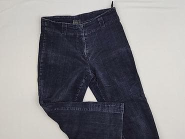 brązowe cargo: Spodnie materiałowe damskie, rozmiar M — 1