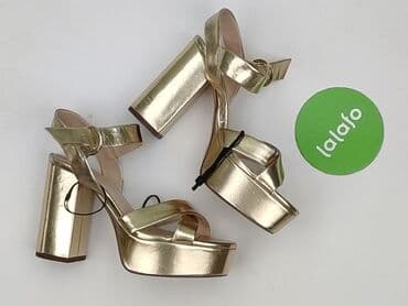 jakie buty do srebrnej sukienki: Zara, Sandals for women, 36 — 2