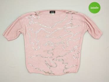 kolorowe swetry robione na drutach: Sweter damski, rozmiar M — 2