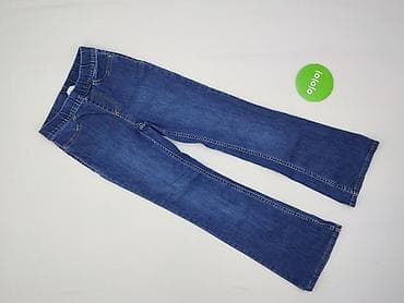 spodnie pull and bear: Spodnie jeansowe, H&M, 9 lat, 128/134, stan - Bardzo dobry — 2