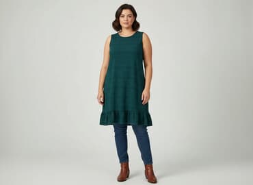 ciemnozielona sukienki: Sukienka damska, rozmiar XL — 1