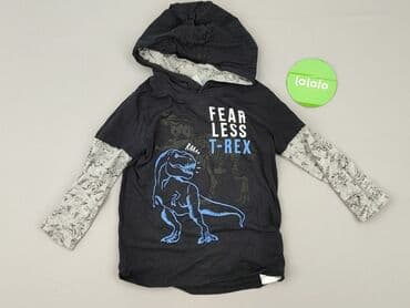 koszulka z wilkiem dziecięca: Sweatshirt, Kiki & Koko, 5-6 years, 110-116 cm, condition - Very good — 2
