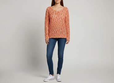 pomarańczowa marynarka mohito: Gina Benotti, Sweter damski, rozmiar M — 6