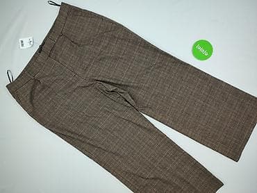 wzory: Next, Spodnie materiałowe damskie, rozmiar 4XL — 2