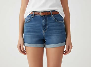 szorty jeansowe zara: Zara, Szorty damskie, rozmiar S — 6