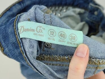 jeansy z asymetrycznym zapieciem: Denim Co, Jeansy damskie, rozmiar M — 4