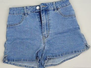 szorty damskie dzinsowe mocno wycięte: H&M, Szorty damskie, rozmiar XS — 1