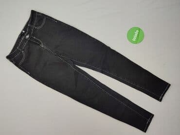 czarne krótkie spodenki sinsay: Sinsay, Jeansy damskie, rozmiar S — 2