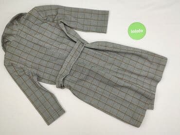 marynarka w kratę damska zara: Zara, Płaszcz damski, rozmiar S — 4