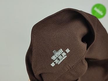 bordowy: Legginsy Sportowe damskie, rozmiar M — 4