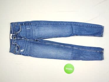 czerwone jeansy h: Bershka, Jeans for women, size XS (EU 34) — 2