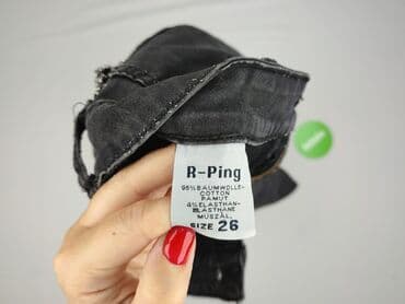 czarne jeansy damskie stylizacje: Jeansy damskie, rozmiar XS — 5