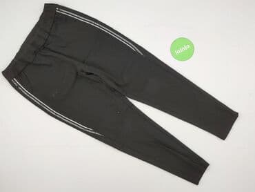 joggery damskie plus size: Material trousers for women, size XL — 3