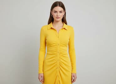 koszula cytryny hm: H&M Divided, Sukienka damska, rozmiar M — 1