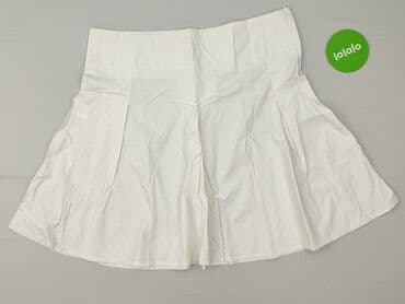 biała spódniczka z zakładkami: Internacionale, Spódnica damska, rozmiar 2XL — 2