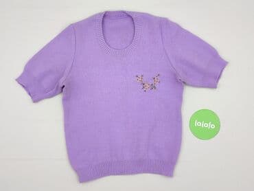 sweter z bufiastymi rękawami: Sweter damski, rozmiar S — 2