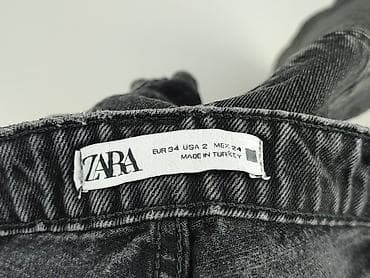 jeans wysoki stan: Zara, Jeansy damskie, rozmiar 2XS — 6