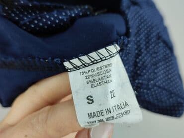 reserved sukienka niebieska w groszki: Spodnie materiałowe damskie, rozmiar S — 4