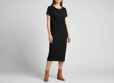 czarna długa sukienka zara: Zara, Sukienka damska, rozmiar L — 6