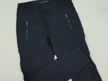 CAMBIO, Material trousers for women, size S