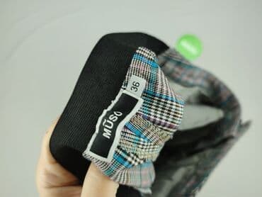 buty wiązane na kostce ccc: Spodnie materiałowe damskie, rozmiar S — 4