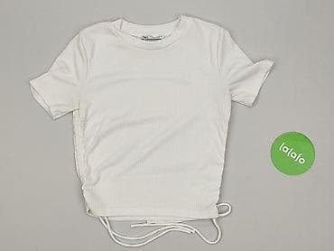 spodnie biale stradivarius: Zara, T-shirt damski, rozmiar M — 2