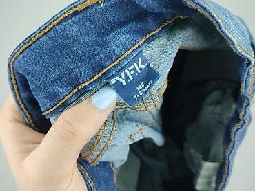 skarpety ecco: Spodnie jeansowe, Y.F.K., 8 lat, 122/128, stan - Bardzo dobry — 4